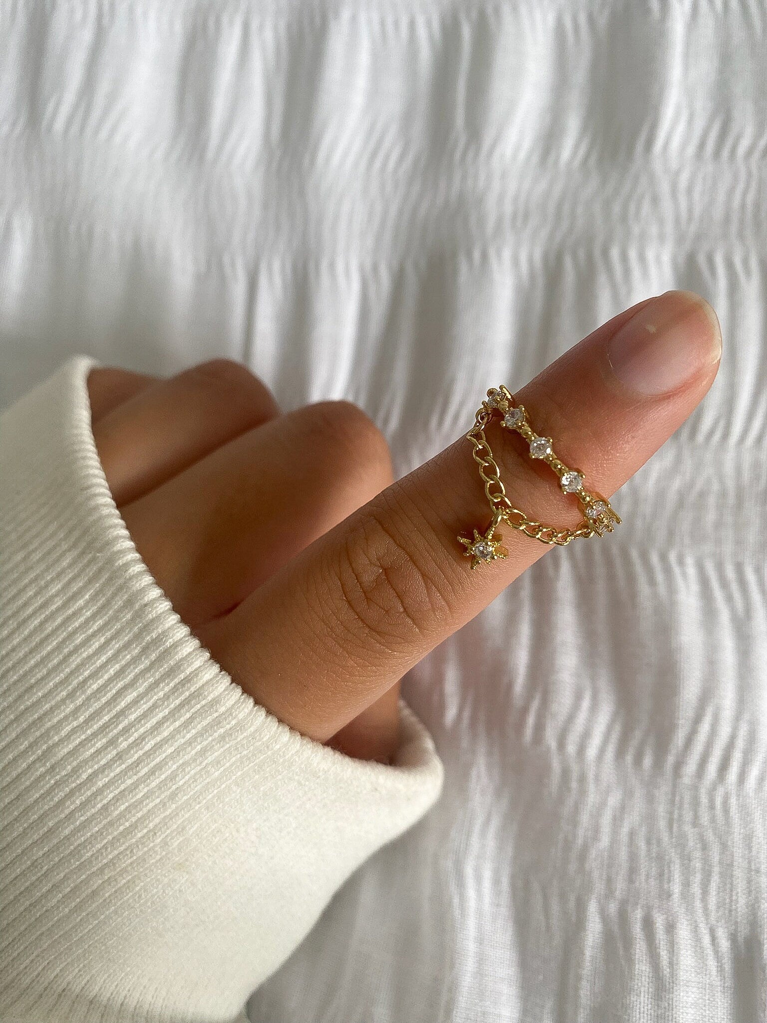 14k Gold Plated Star Ring
