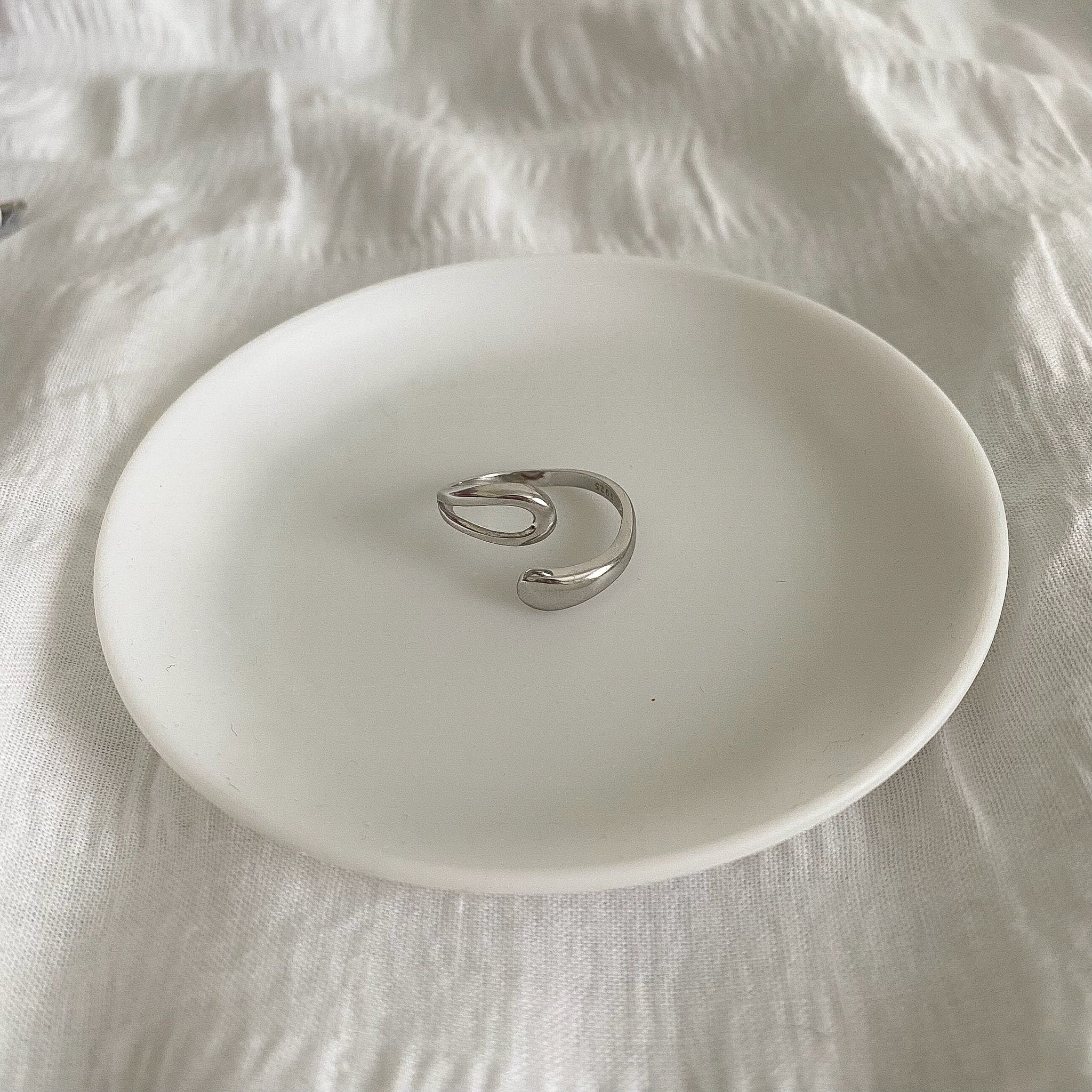 1pcs Sterling Silver Chunky Rings